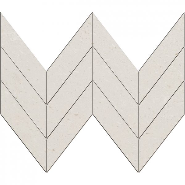 Verano X Honed Midi Chevron Mosaic Pera Tile