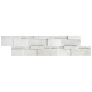 110026-LEVANT 6 X 24 3D INTERLOCKING LEDGER - HONED